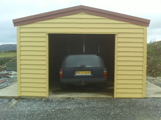 Steel Shiplap Garages 